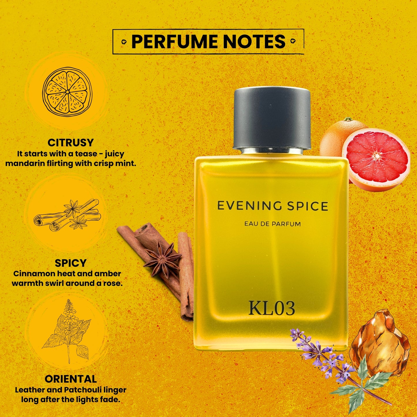 KL03 Evening Spice Long Lasting Perfume